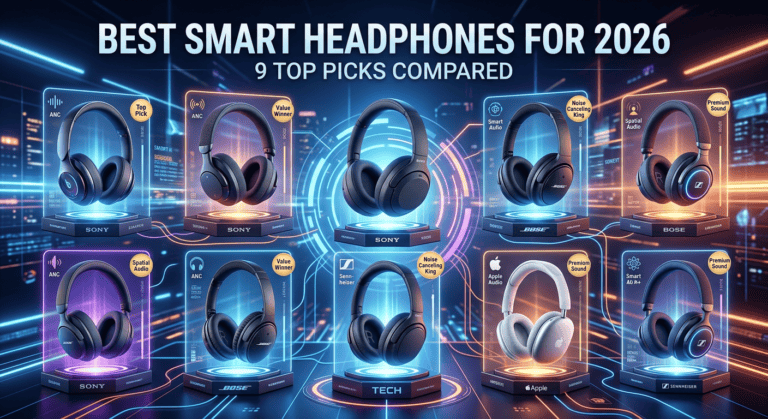 Best smart headphones for 2026 with nine top picks compared side by side
