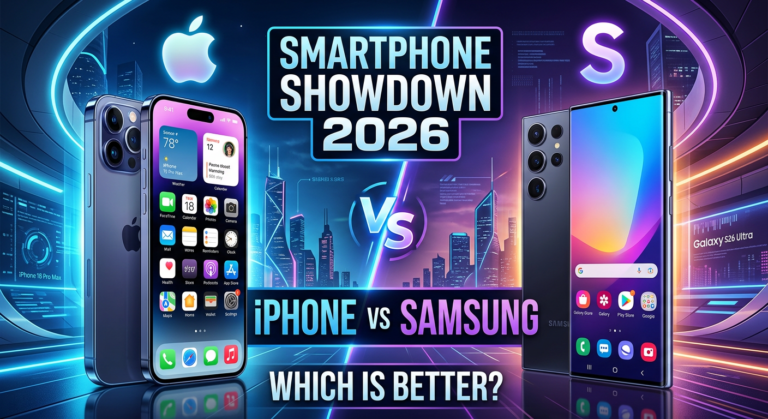 iPhone vs Samsung smartphone showdown 2026 comparison