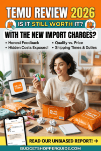 Temu online shopping app deals and discounts review 2026