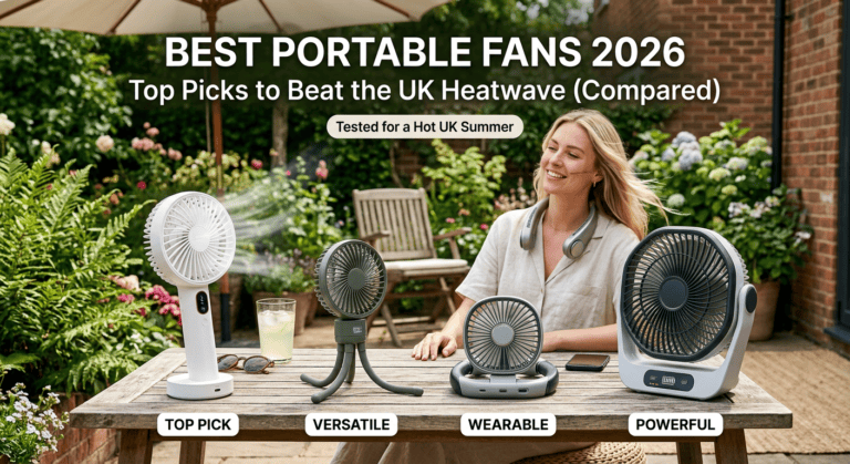 Best portable fans for the 2026 UK heatwave compared