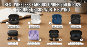 Best wireless earbuds under 50 pounds in 2026 with seven budget picks compared
