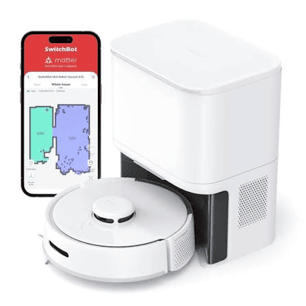 Compaq robot vacuum cleaner with smartphone app control