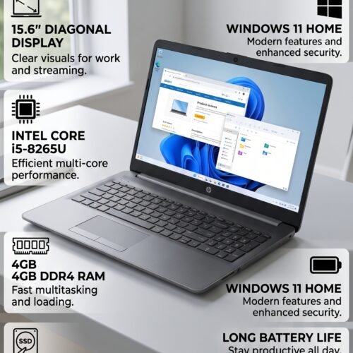 HP 250 G7 15.6 Laptop i5-8265U 4GB DDR4 256GB NVMe