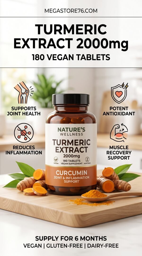 Gemini_Generated_Image_eiewofeiewofeiew Turmeric Extract 2000mg 180 Tablets Vegan Supplement Curcumin Joint Inflammation