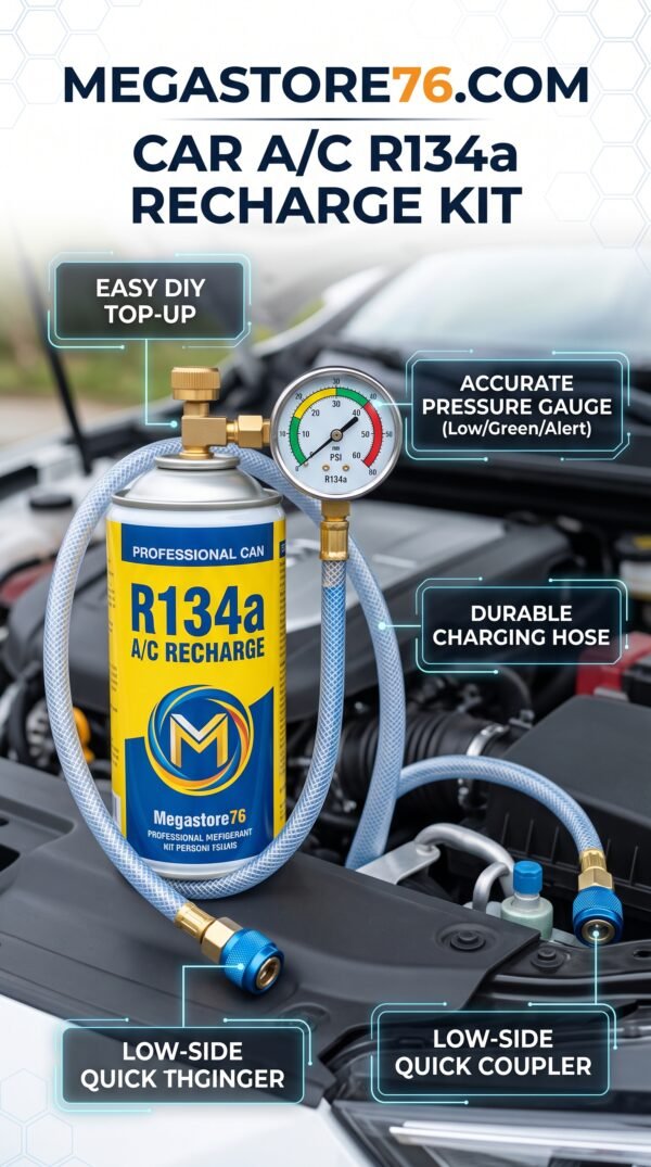 Gemini_Generated_Image_elqxkxelqxkxelqx (1) Car AC Aircon R134A Top Up Refill Charging Hose Kit with Gauge