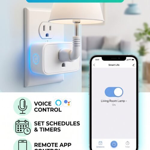 Smart Life WiFi Plug for Google Home Amazon Alexa 20A Wireless Power Socket