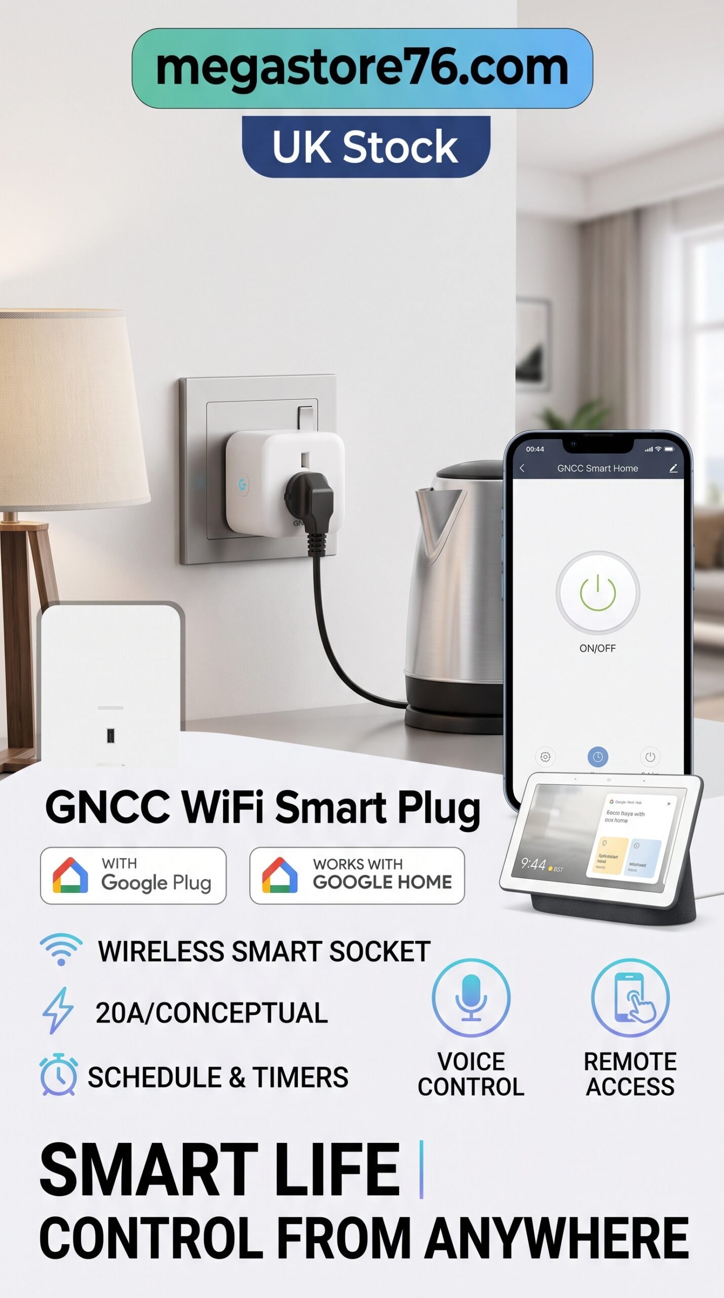 GNCC WiFi Smart Plug