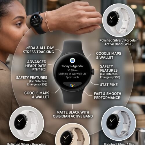 Google Pixel Watch 2 Smartwatch - Wi-Fi & LTE - 41mm - Various Colours