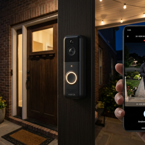 Smart Video Bell 1 Smart Video Doorbell with 2K HDR Night Vision