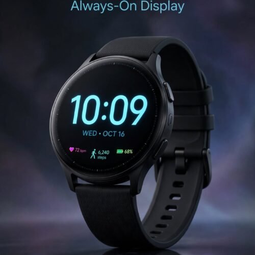 AMOLED Smartwatch - Always Show Time - for Android iOS Men Ladies