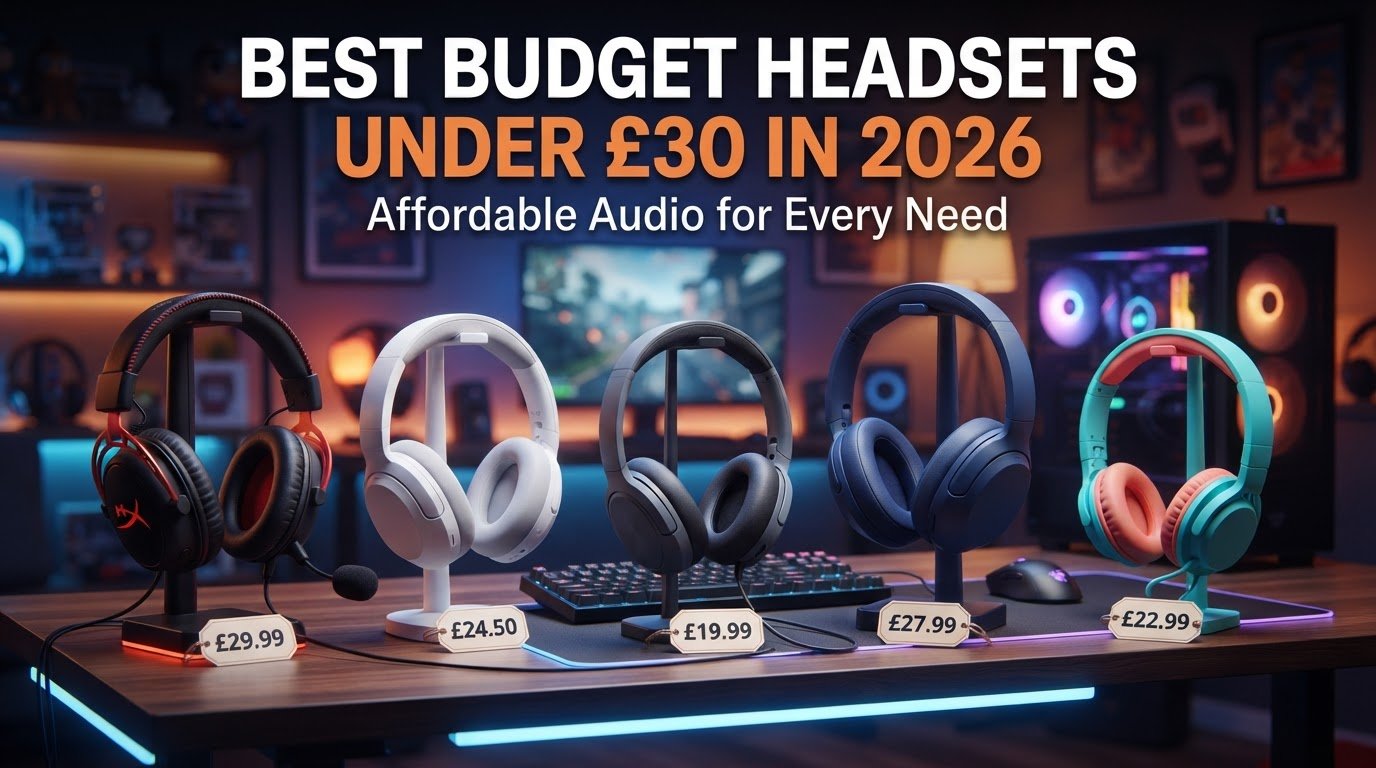 Best Budget Headsets Under &pound;30 in 2026