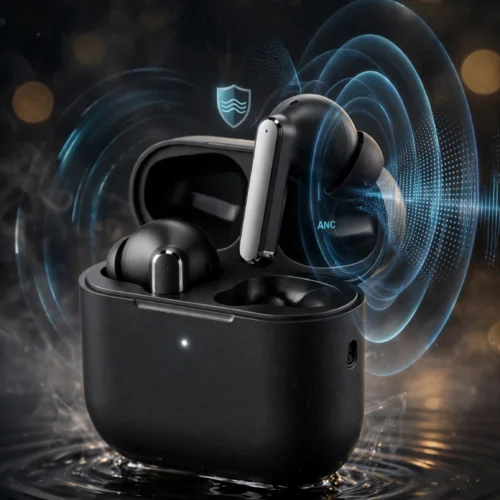deep_beats_earbuds_ad Deep Beats Wireless Earbuds Bluetooth Noise Cancelling - New