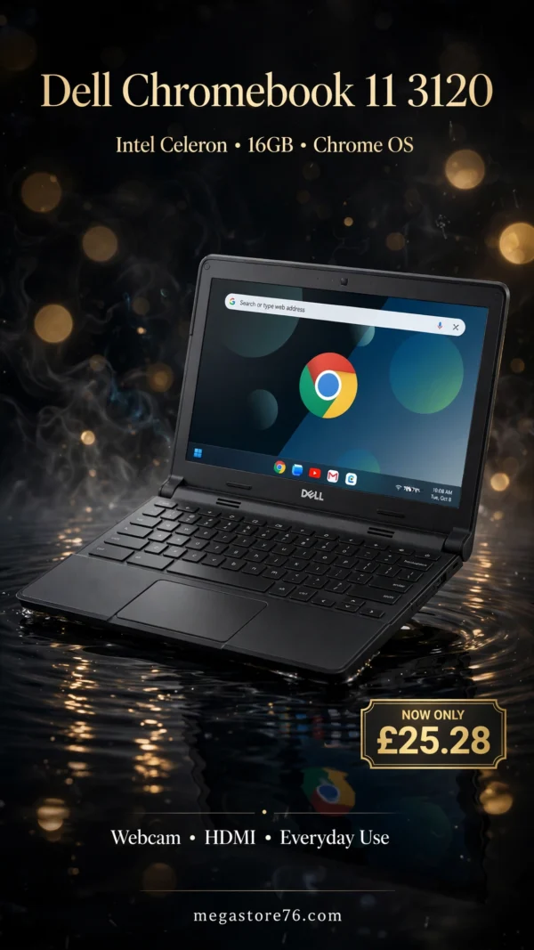 dell_chromebook_luxury_ad Dell Chromebook 11 3120 Laptop Intel Celeron 16GB Chrome OS WebCAM HDMI