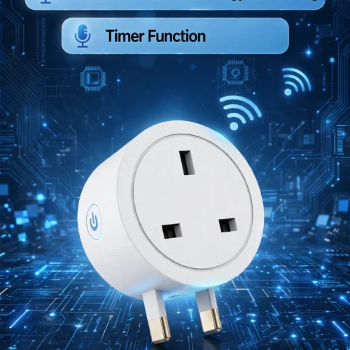 tuya_smart_wifi_plug Tuya Smart WiFi UK Plug Alexa Voice Control, Energy Monitoring & Timer Function