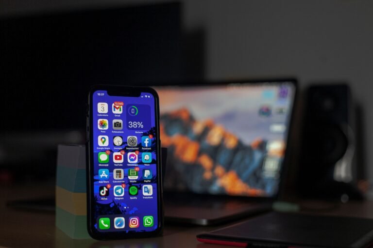 Close-up of a smartphone displaying app icons representing Xiaomi UK Review 2026