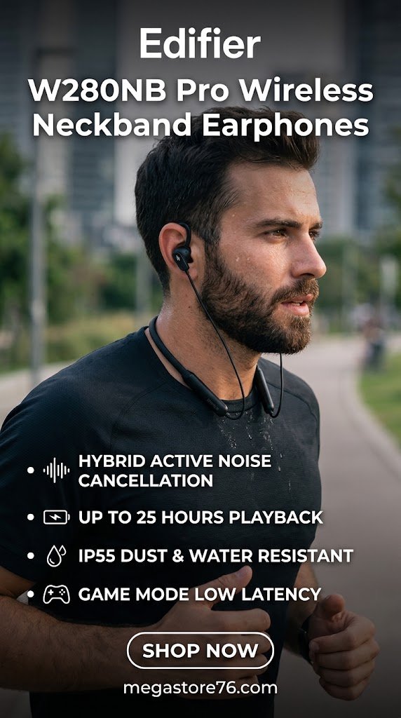 Edifier Edifier W280NB Pro Wireless Neckband Earphones
