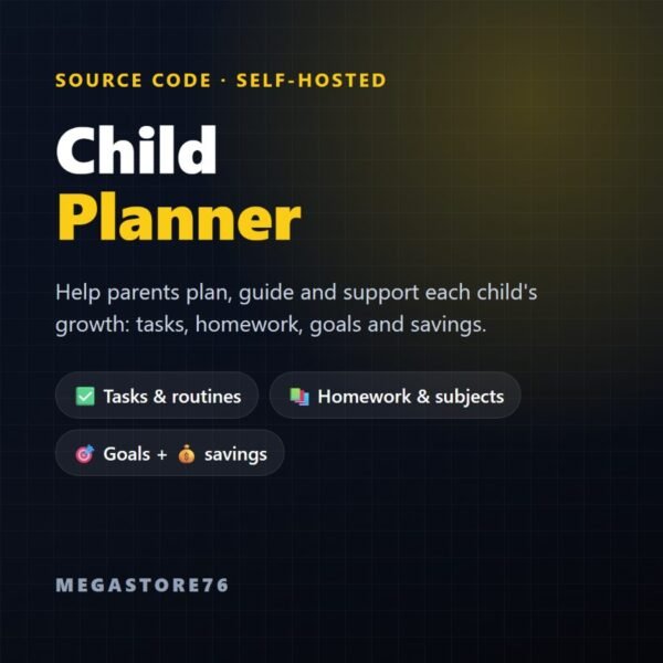 Child Planner self-hosted family organiser