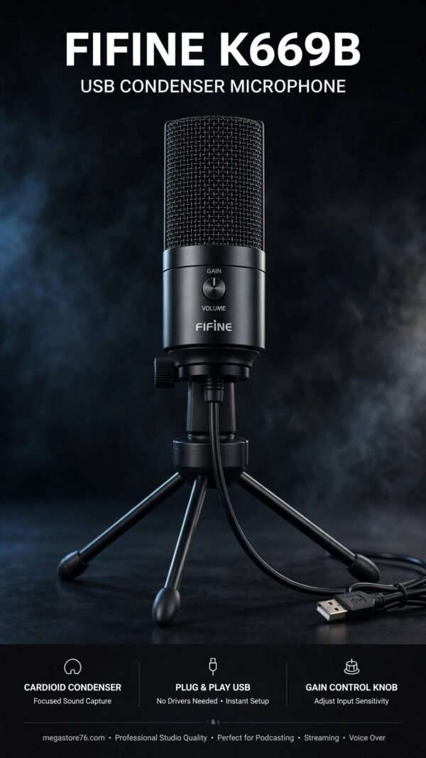 fifine_k669b_microphone FIFINE K669B USB Microphone