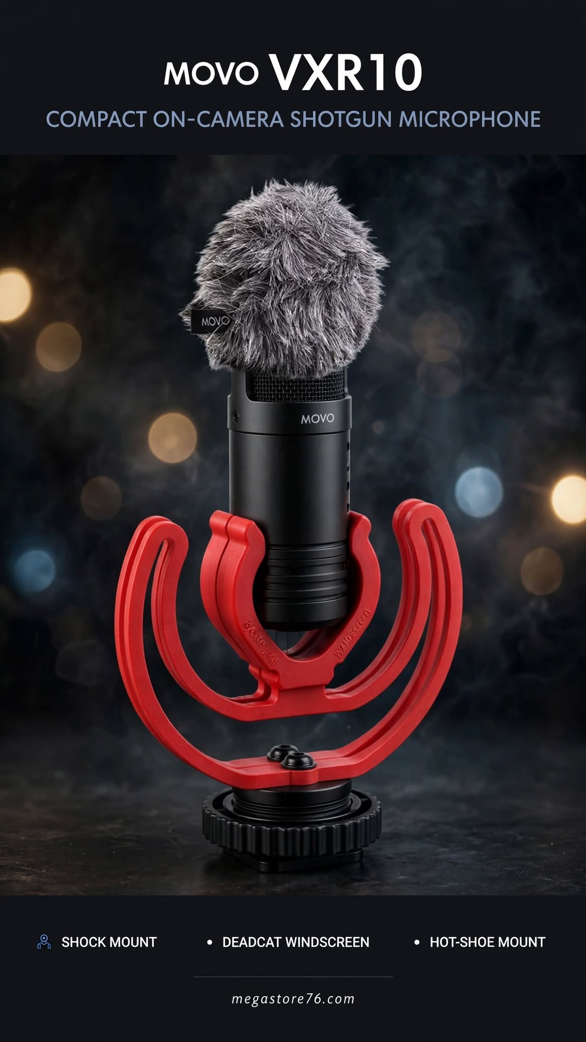 Movo VXR10 Shotgun Microphone