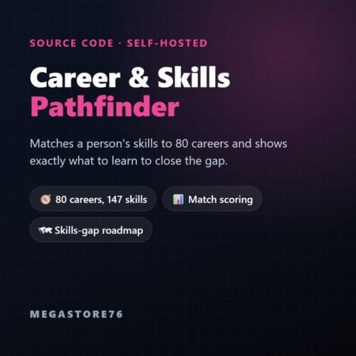 Career & Skills Pathfinder self-hosted career matching app