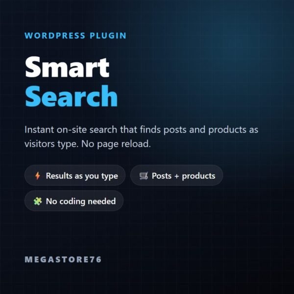 Smart Search WordPress plugin